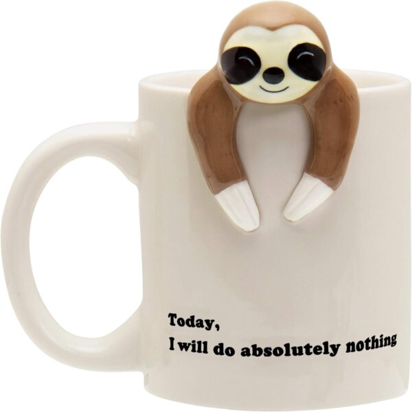 Decodyne Funny Sloth Coffee Mug - Cute Sloth Gifts For Women and Men